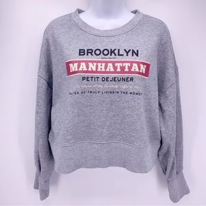 OZOC Brooklyn Manhattan Pullover Crewneck Sweatshirt Size 38/M